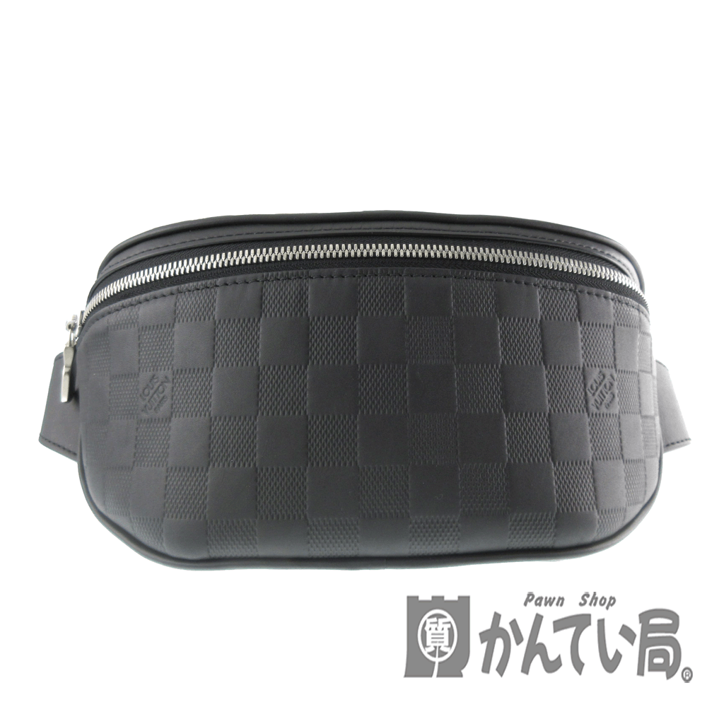 LOUIS VUITTON【ルイヴィトン】N40298　キャンパス・バムバッグ　ダミエ・アンフィニ　ブラック系　ブランド　ファッション　メンズ　鞄　ボディバッグ　ショルダーバッグ【中古】USED-A【8】k20-5203　質屋　かんてい局春日井店のサムネイル