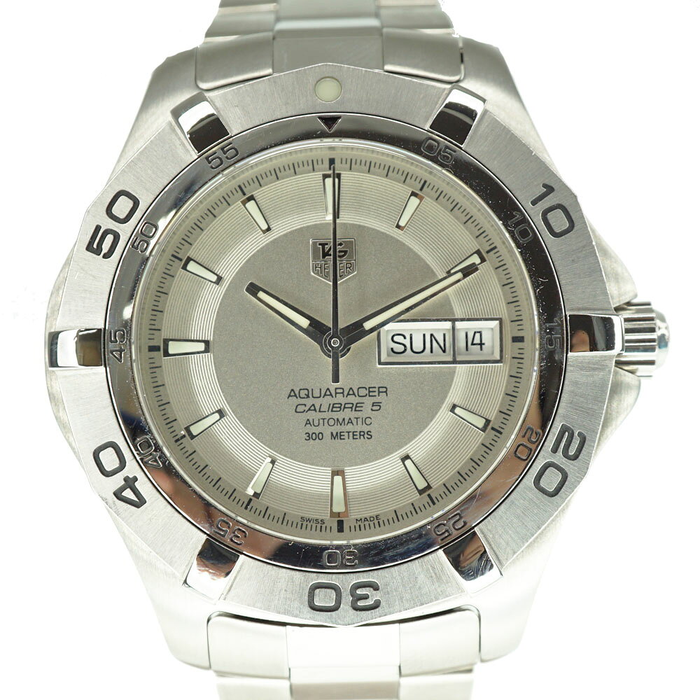 TAG HEUER【タグホイヤー】　WAF2011.BA0818　アクアレーサー　デイデイト　オート ...