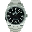 ROLEX【ロレックス】　124270　エクスプローラー1　ランダム番　自動巻き　メンズ　ステンレススチール　36mm　スポーツモデル　ブラック　オイスター　オートマチック　腕時計　USED-8【中古】　質屋　かんてい局春日井店　k22-1841