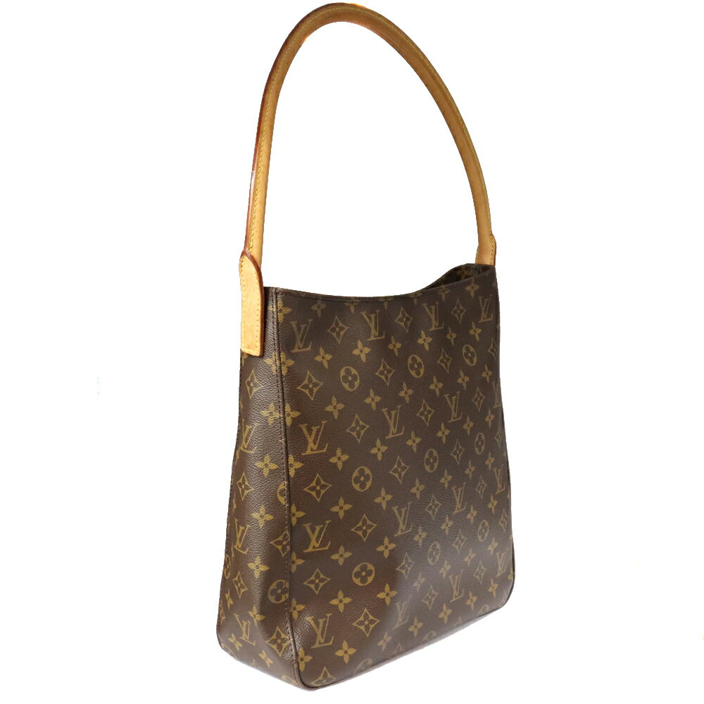 LOUIS VUITTON【ルイヴィトン】M51145　ルーピングGM　ワンショルダーバッグ　トートバッグ　モノグラムキャンバス　ブラウン系　レディース　ブランド　かばん　鞄　肩掛け【中古】USED-B【6】質屋かんてい局春日井店　k22-1266