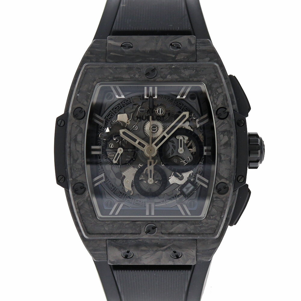 ウブロ Hublot 641.QK.0110.RX.YOS スピリットオブビッグバン フロステッドカーボン ヨシダスペシャル 70本限定 ブラック 【中古】