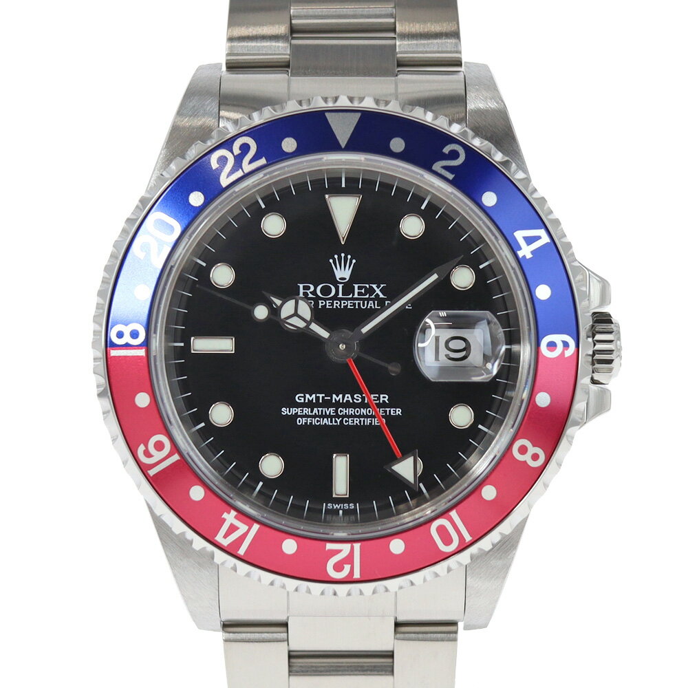 ロレックス Rolex 16700 GMTマスター 赤青 ブラック 【中古】