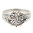 Pt900 プラチナ900 ダイヤモンドリング【中古】(4)