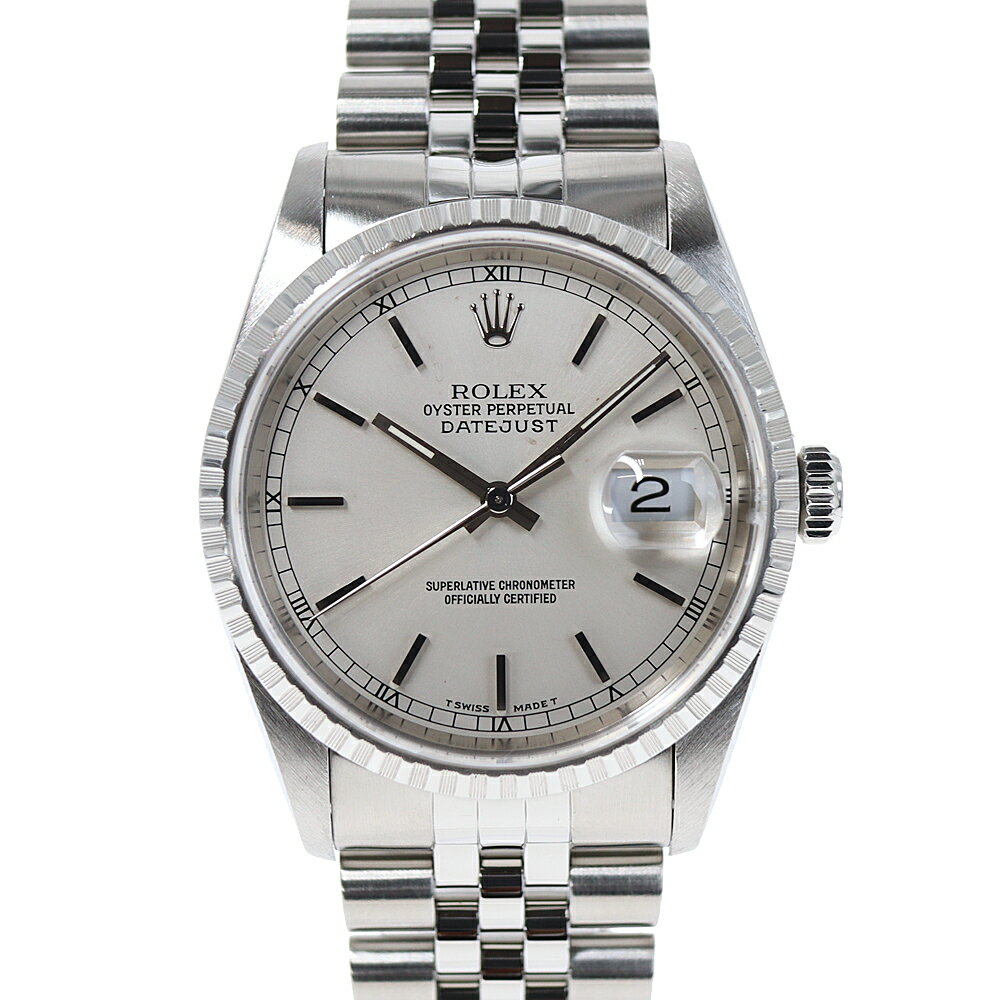 ロレックス Rolex 16220 デイトジャスト シルバー 【中古】