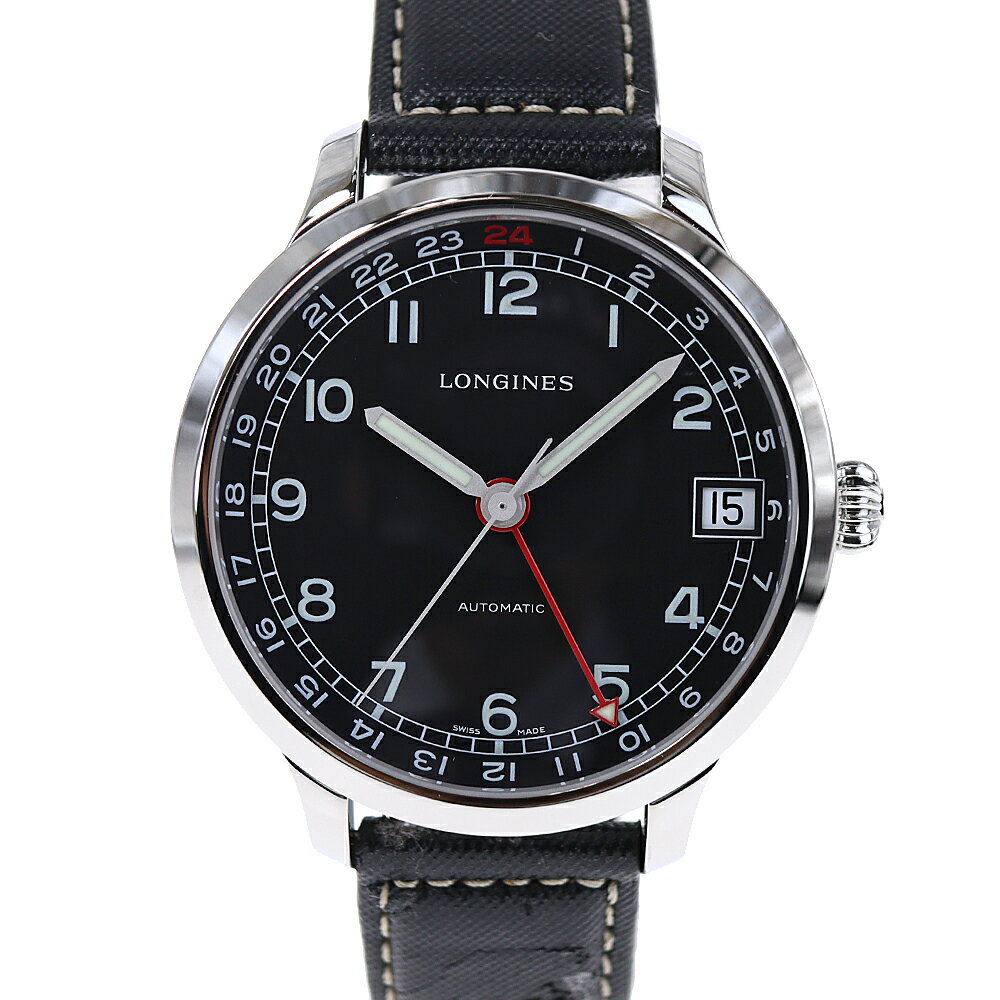 ロンジン Longines L2.789.4 ヘリテージミリタリー1938GMT ブラック【中古】