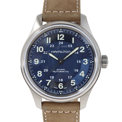 ハミルトン Hamilton H70545540 H705451 カーキフィールド ブルー 【中古】 ハミルトン Hamilton H70545540 H705451 カーキフィールド ブルー 【中古】