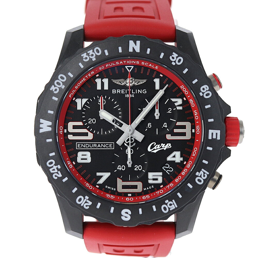 ブライトリング Breitling X82310 X82310F1B1S1 エンデュランス プロ 44 広島東洋カープ カープ坊や リミテッド ブラック 【中古】
