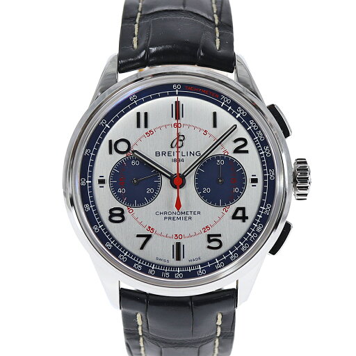ブライトリング Breitling AB0118 AB0118A71G1P1 プレミエ42 ベントレーマリナー限定 シルバー 【中古】 ブライトリング Breitling AB0118 AB0118A71G1P1 プレミエ42 ベントレーマリナー限定 シルバー 【中古】