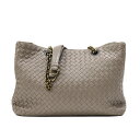 ボッテガヴェネタ Bottega Veneta 428052 チェーントートバッグ ベージュ【中古】