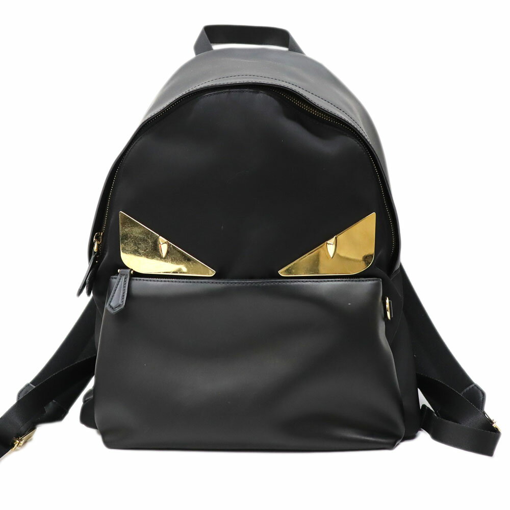 中古品・美品【FENDI】MONSTER 前ポケット バックパック 楽天市場】FENDI モンスター バックパックの通販