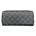 ルイヴィトン Louisvuitton N63095 ジッピーウォレットヴェルティカル ブラック【中古】
