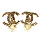 シャネル Chanel ココマークイヤリング ゴールドカラー【中古】