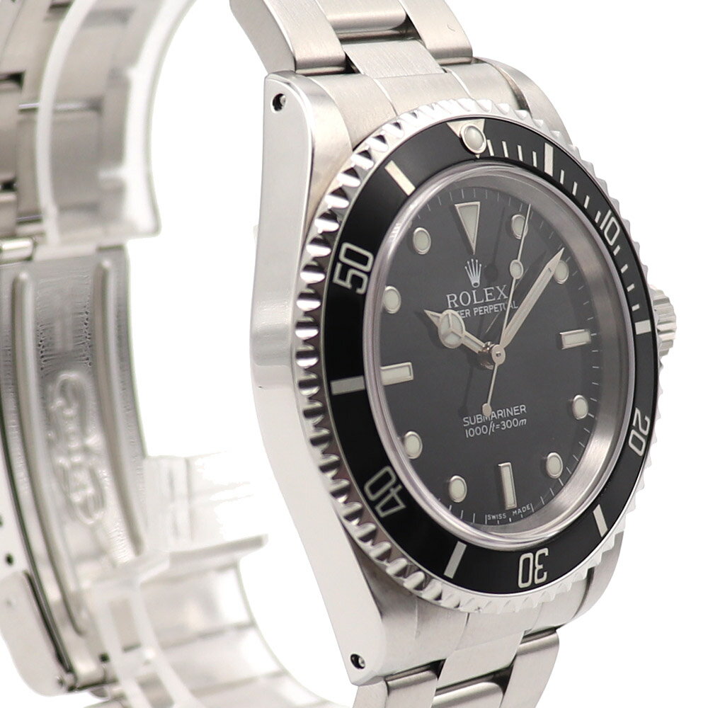 ロレックス Rolex 14060M サブマリーナーノンデイト ブラック メンズ 自動巻き F番 【中古】