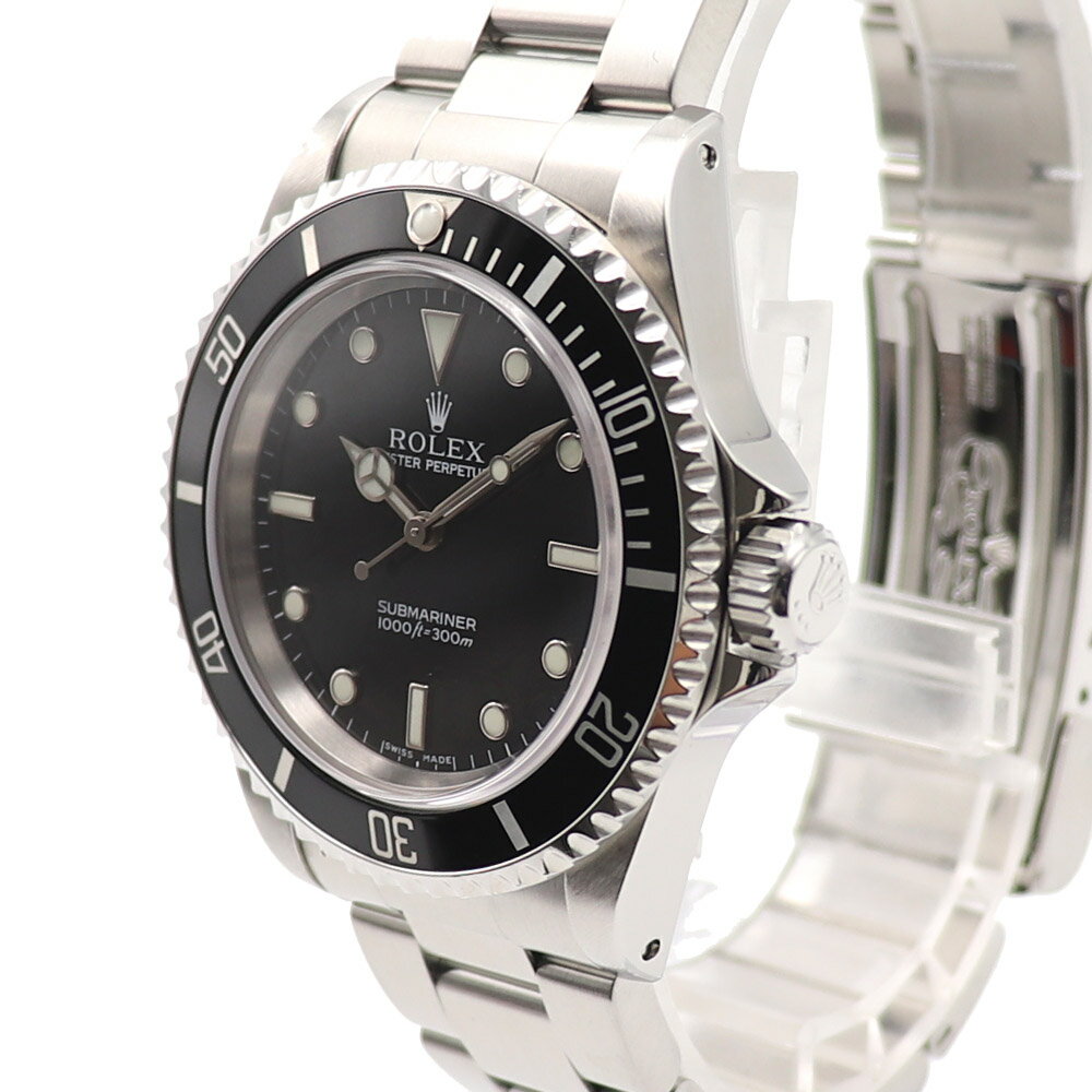 ロレックス Rolex 14060M サブマリーナーノンデイト ブラック メンズ 自動巻き F番 【中古】