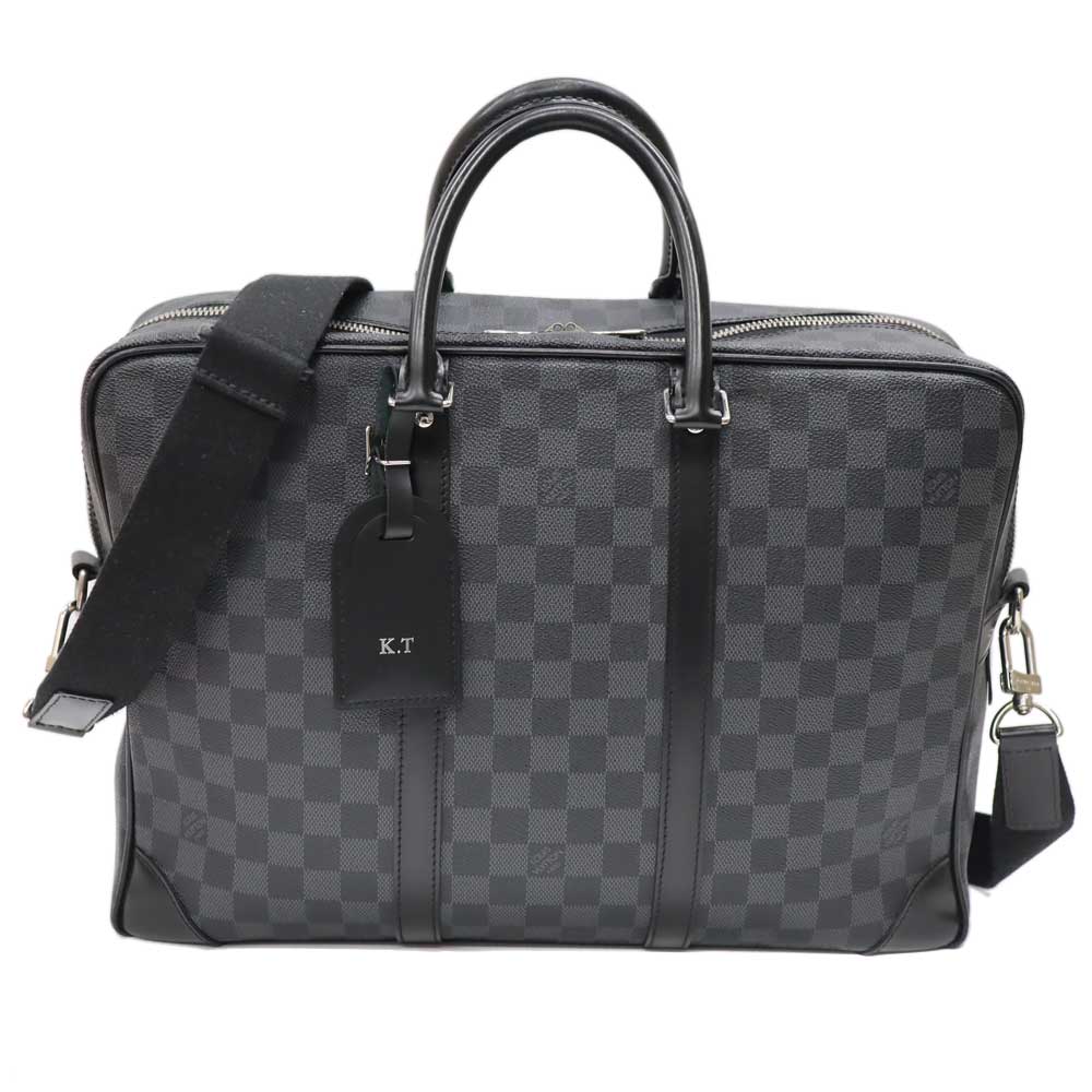 ルイヴィトン louisvuitton N41123 ポルトドキュマン ヴォワヤージュGM ビジネスバッグ メンズ 【中古】