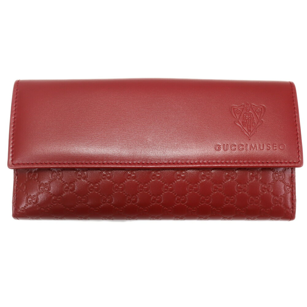 グッチ Gucci 310093 グッチミュゼオ 長財布 レディース レッド【中古】
