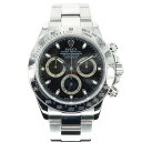 【最大5万円OFFクーポン配布中！】ROLEX【ロレックス】116520 コスモグラフ デイトナ クロノグラフ M番 旧バックル ブラック SS(ステンレス）自動巻き メンズ 腕時計 メンテナンス済【中古】USED-9【質屋かんてい局北名古屋店】n22-2084