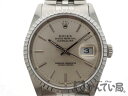 ROLEX【ロレックス】16220 デイトジャスト 自動巻き オートマ SS X番 シルバー文字盤 メンズ X番 91年頃【中古】USED-A 質屋かんてい局北名古屋店 n17-4676