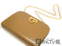 FERRAGAMO【フェラガモ】 チェーンバッグ レザー キ...
