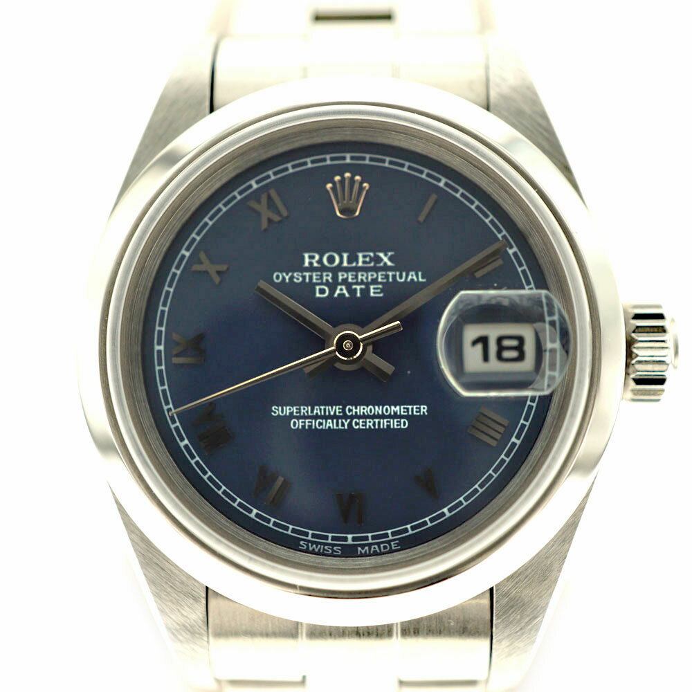 ROLEX【ロレックス】69160 オイスターパーペチュアルデイト U番 レディース 腕時計 自動巻き ステンレススチール 保証書付 メンテナンス済【中古】USED-9 質屋 かんてい局北名古屋店 n21-2048