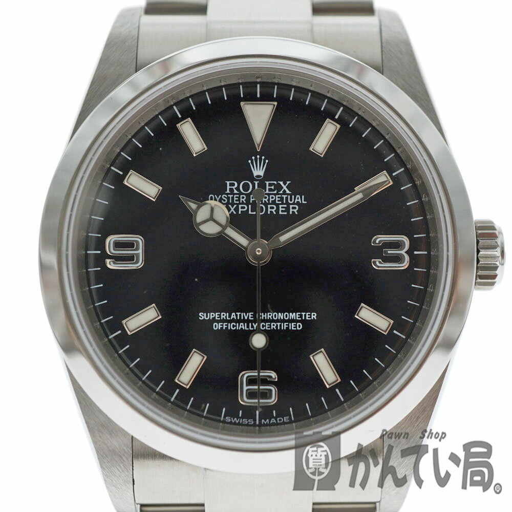 【メーカー保証書付き】ROLEX ロレックス 114270 エクスプローラー1 メンズ 腕時計 スポーツ シンプル 自動巻き M番 メンテナンス済み【中古】質屋 かんてい局北名古屋店 n20-5107