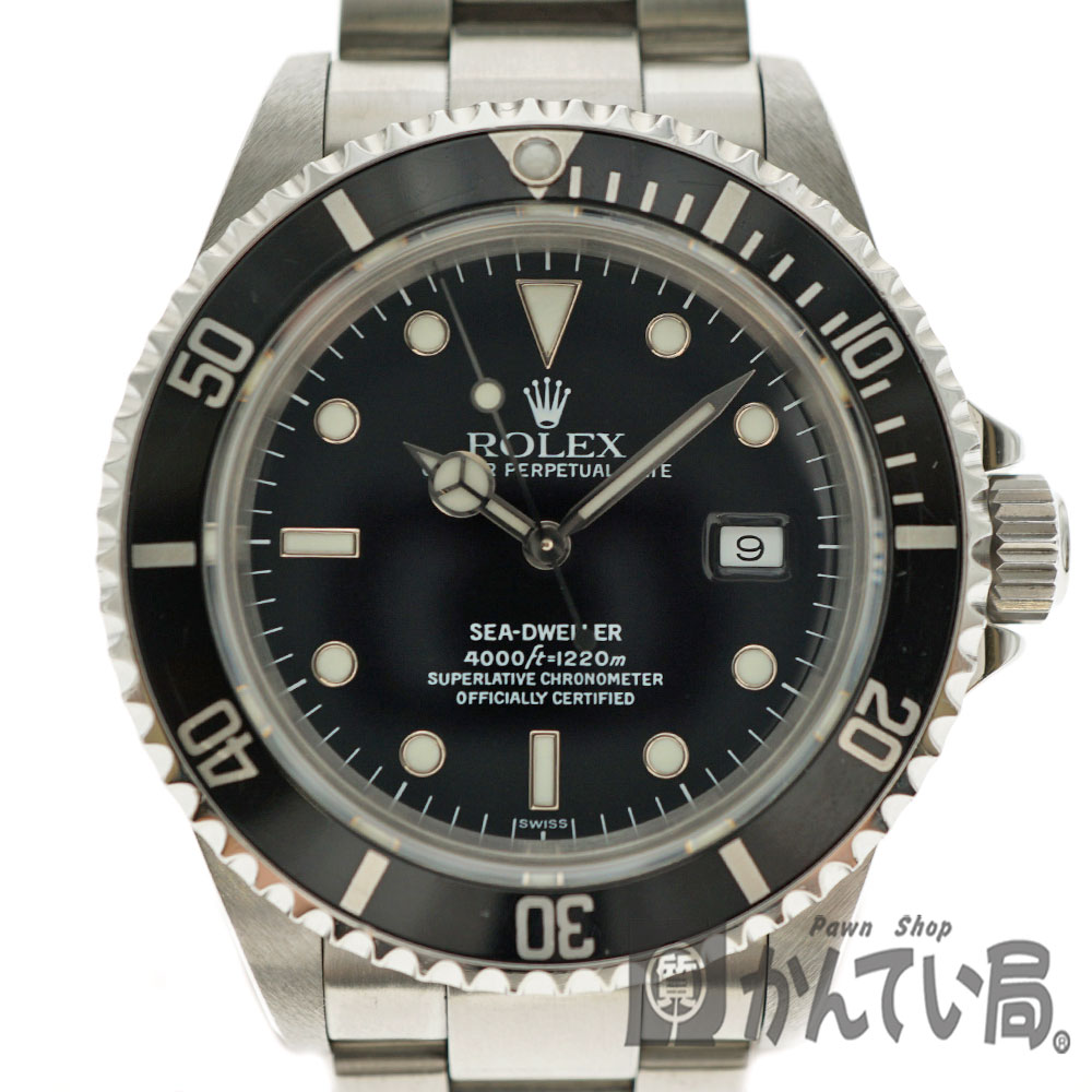 ROLEX【ロレックス】 16600 シードゥエラー ステンレス 腕時計 ダイバー 防水 メンズ 自動巻き スポーツ 保証書あり ギャラ有 メンテナンス済み 【中古】USED-9 質屋かんてい局北名古屋店 n20-3396