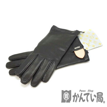 LOUISVUITTON【ルイヴィトン】MP2429 ゴン・LVステープルエディション 手袋 レザー 羊革 ブランド小物 レディース メンズ【中古】 未使用品 質屋 かんてい局北名古屋店 n20-573