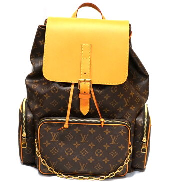 LOUIS VUITTON【ルイヴィトン】M44658 トリオバッグパック リュック モノグラム・キャンバス ブラウン系 LV 大容量 チェーン カバン 鞄【中古】 USED-8 質屋 かんてい局北名古屋店 n22-6039