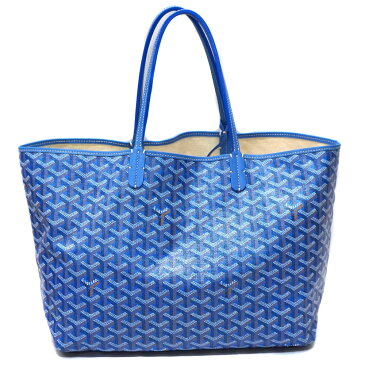 GOYARD【ゴヤール】サンルイPM コーティングキャンバス ブルー系 トートバッグ ショルダーバッグ 軽量 総柄 レディース【中古】USED-8 質屋 かんてい局北名古屋店 n22-6140