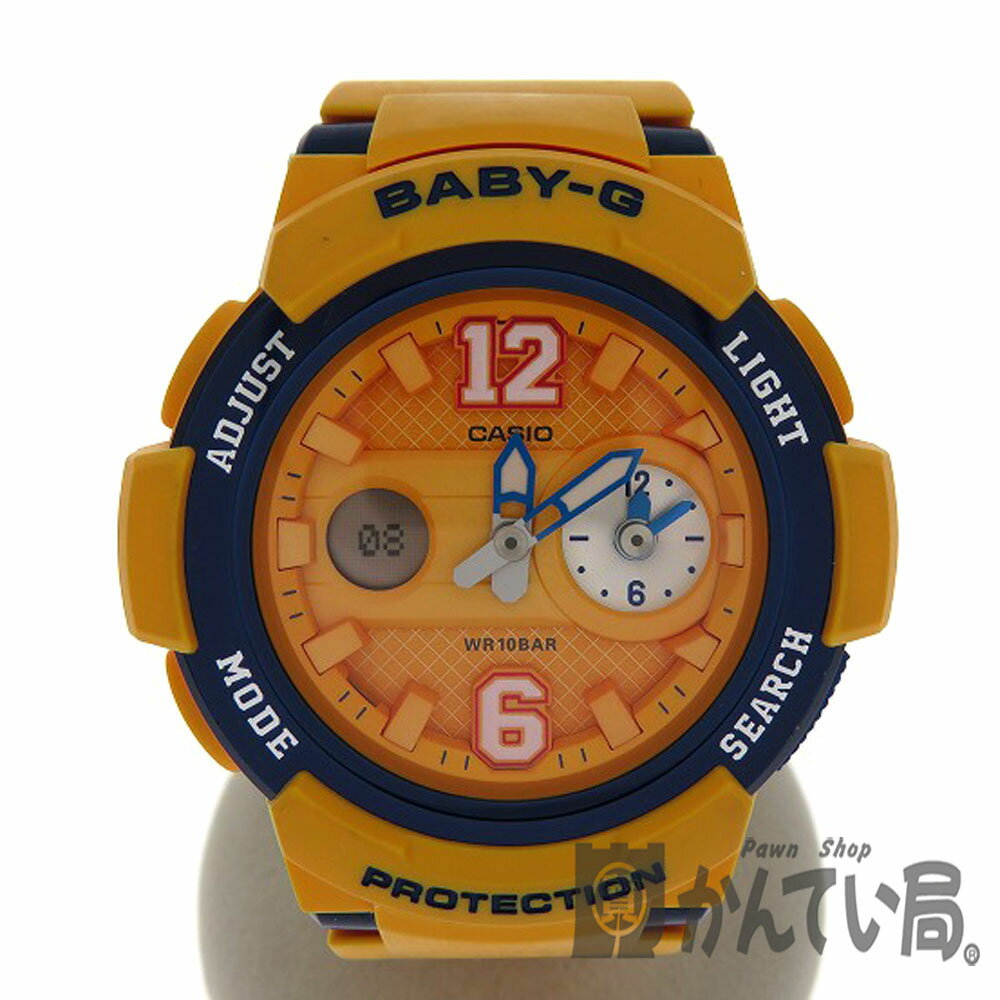 【電池交換済み】CASIO【カシオ】BGA-210 Baby-G オレンジ ブルー カジュアル レディース 腕時計 【中古】USED-7 質屋 かんてい局細畑店 h3100224928700001