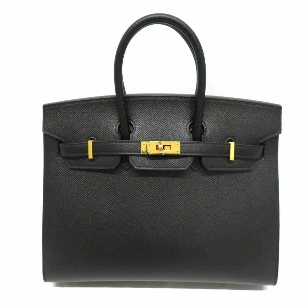 HERMES【エルメス】 バーキン25 セリエ 外縫い 牛革 レザー ヴォー・マダム(推定) 2021年製 コンパクト レディース 鞄 ハンドバッグ 黒 ブラック カデナ・カギ付き 美品 【中古】 未使用品 質屋 かんてい局細畑店 h2103872のサムネイル