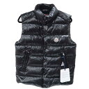 モンクレール Moncler ダウンベスト TIBB GILET ブラック系 表記サイズ1【中古】