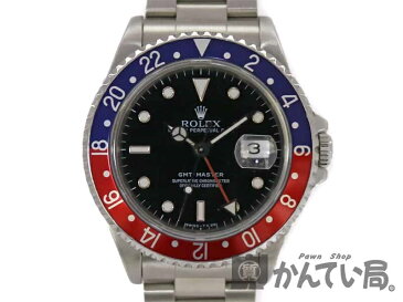 ROLEX【ロレックス】16700 GMTマスター1 青×赤 ペプシカラー メンズ 自動巻き 腕時計【中古】USED-SA かんてい局小牧店 c17-6751