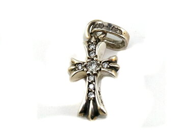 CHROME HEARTS 【クロムハーツ】 ベビーファットチャームパヴェダイヤ 2362-304-0750-9100 クロス パヴェ ペンダントトップ メンズ 【中古】 質屋 かんてい局 小牧店 c18-2173