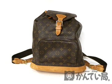 LOUISVUITTON【ルイヴィトン】M51135　モンスリGM　モノグラム　リュック　キャンバス　ラージ　レディース　メンズ　　LV　ブラウン　茶　バックパック【中古】USED-6　質屋かんてい局小牧店　c18-6263