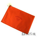 HERMES【エルメス】　トゥルースフラットGM　ポーチ　オレンジ系　キャンバス素材　ブランド　【中古】　USED-10　質屋　かんてい局小牧店　c20-365