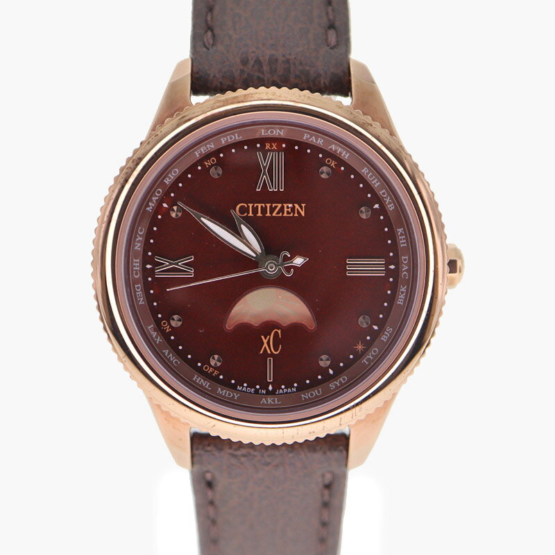 シチズン Citizen EE1002-01W XC クロスシー daichi collection ブラウン【中古】