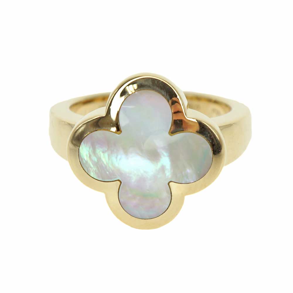 ヴァン クリーフ＆アーペル Van Cleef＆Arpels ピュアアルハンブラ リング K18YG 約12.5号 表記サイズ:53【中古】のサムネイル