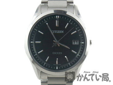 CITIZEN 【シチズン】AS7090-51E エクシード 腕時計 チタン 電波 メンズ ビジネス カジュアル アウトドア 万能 エコドライブ 【中古】USED【6】質屋かんてい局小牧店 c19-3791　3100019028500004