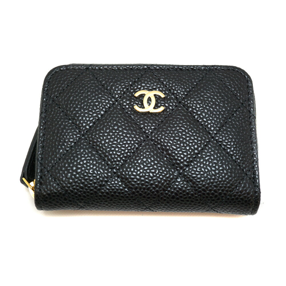 シャネル Chanel AP0216 クラシックジップコインケース 小銭入れ ブラック 【中古】のサムネイル