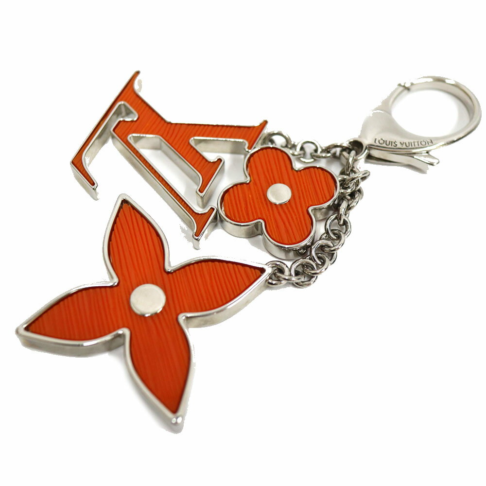 ルイヴィトン Louis Vuitton M66468 ビジューサック・フルールドゥ バッグチャーム キーホルダー 小物 【中古】