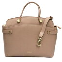 フルラ Furla 18947 パイパー ハンドバッグ ショルダーバッグ 2WAY ピンクベージュ レディース PVC素材【中古】(4)