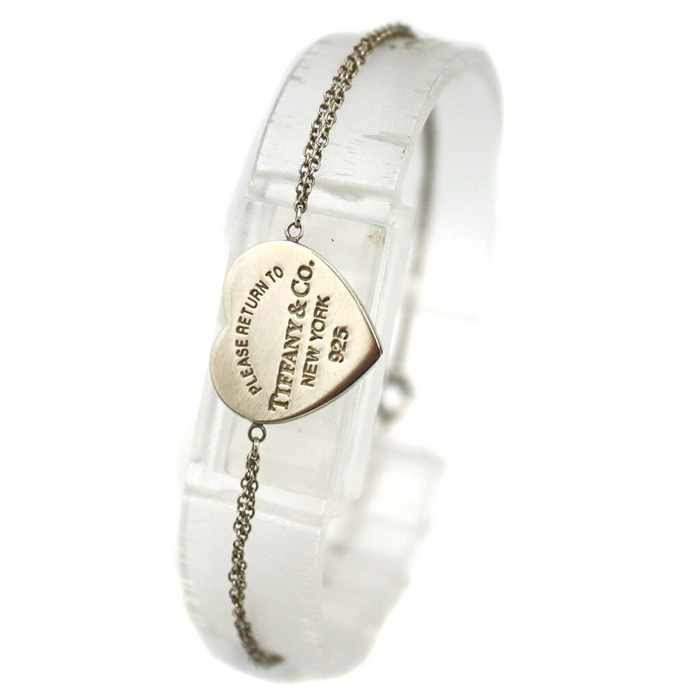 ティファニー Tiffany&Co. ハートタグ ブレスレット アクセサリー レディース SV925 シルバー【中古】