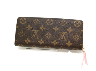 【エントリーでポイント7倍】【ポイントアップ対象店舗】LOUIS　VUITTON【ルイヴィトン】　M61298　ポルトフォイユ・クレマンス　モノグラムキャンバス　ブラウン系　ローズバレリーヌ　ピンク系　LV　財布　未使用展示品【中古】 A2000319 質屋　かんてい局茜部店