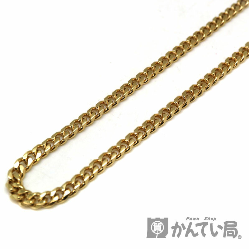 K18YG(イエローゴールド)金 6面(メン)　喜平 ネックレス 99.9g/50.5cm アクセサリー　USED-9【中古】質屋 かんてい局茜部店　a3103194928600090