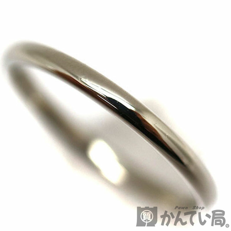 Pt950 デザインリング　指輪　プラチナ　約18号　ジュエリー　アクセサリー　ダイヤモンドシライシ　新品仕上げ済み　USED-9【中古】a3103172028600003 質屋　かんてい局茜部店のサムネイル