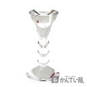 BACCARAT【バカラ】　燭台　クリスタルガラス　キャンドルスタンド　USED-8　【中古】　A2 ...