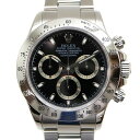 ROLEX【ロレックス】116520 コスモグラフ デイトナ クロノグラフ M番 ブラック SS（ステンレス）メンズ 腕時計 ブランド USED-9【中古】 A21-5266 質屋 かんてい局茜部店