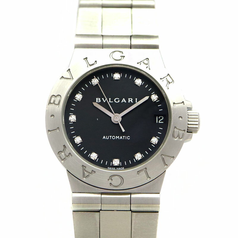 BVLGARI【ブルガリ】LCV29BSSD/11　ディアゴノスポーツ　11Pダイヤ　5気圧防水　ス ...