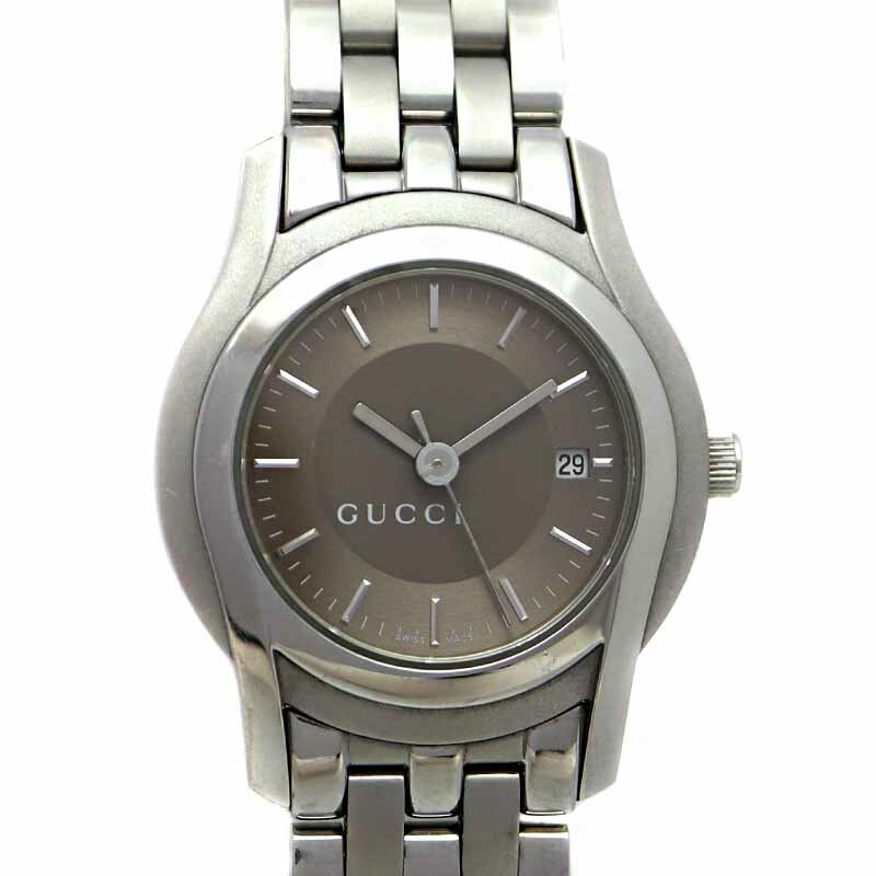 GUCCI【グッチ】 YA055524　5500L　Gクラス　クォーツ腕時計 ステンレススチール シ ...